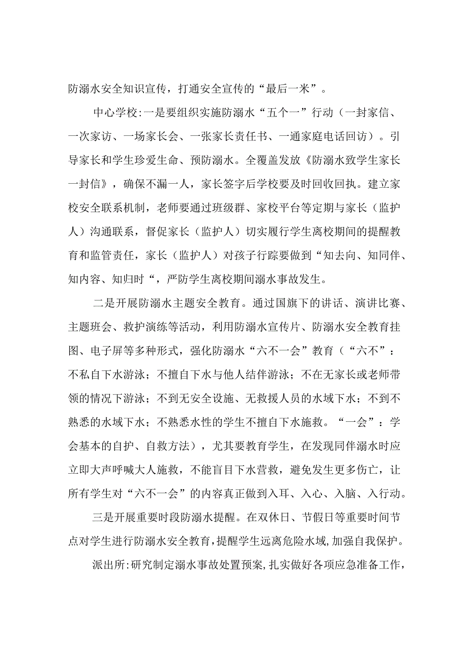 XX镇2023年预防青少年儿童溺水工作方案.docx_第2页