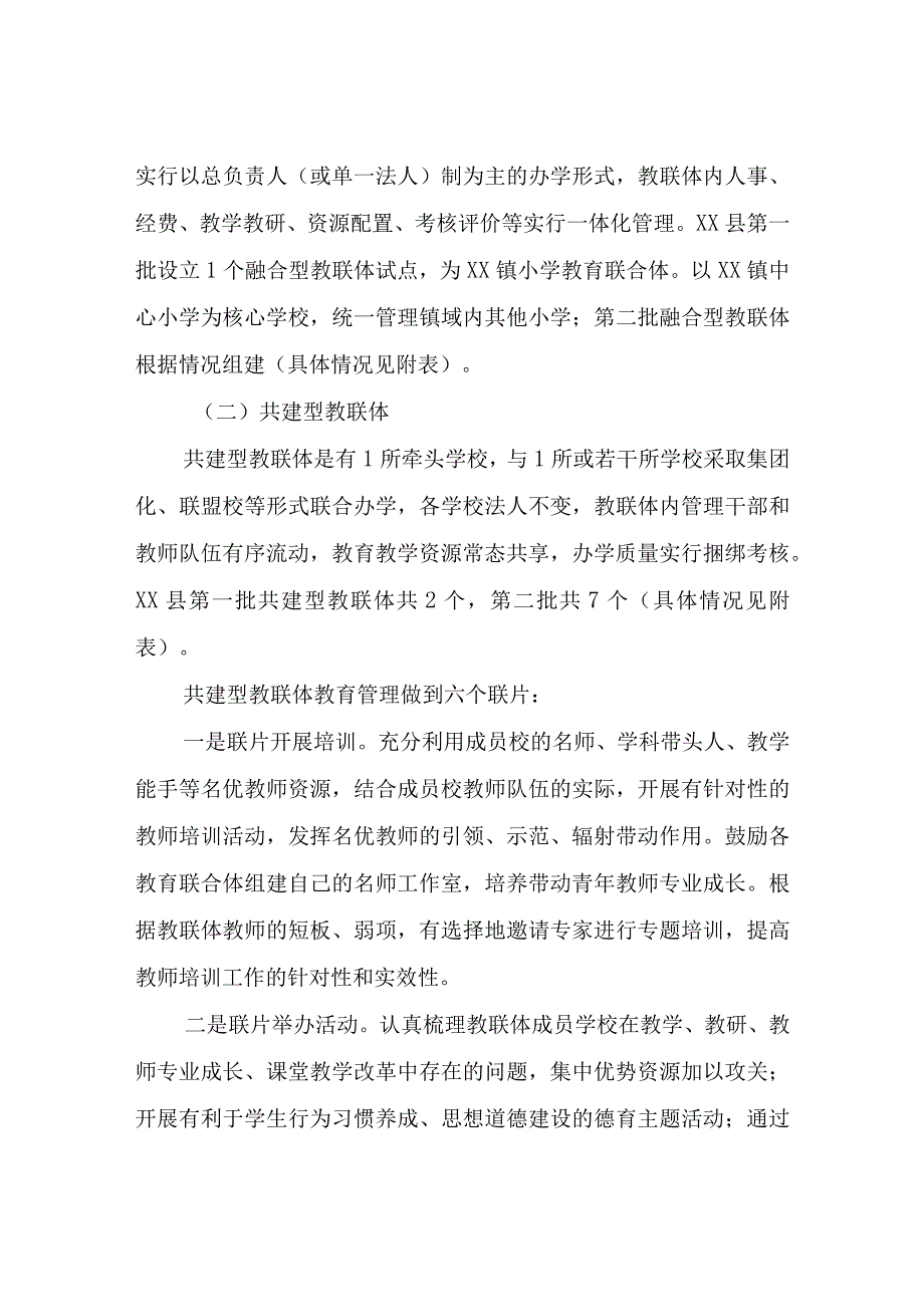 XX县推动教育联合体发展实施方案.docx_第2页