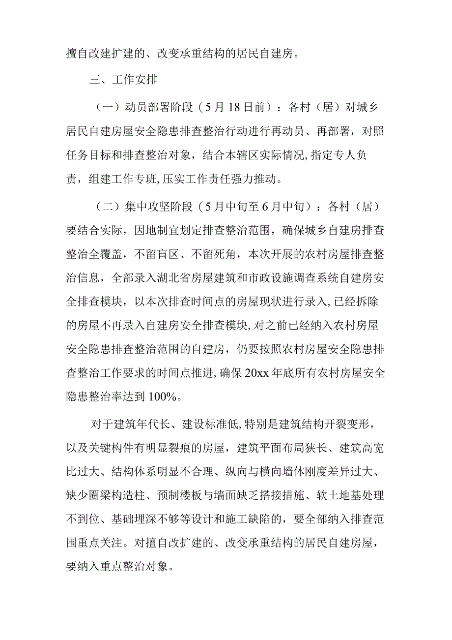 xx镇自建房安全隐患专项排查整治行动方案.docx_第2页