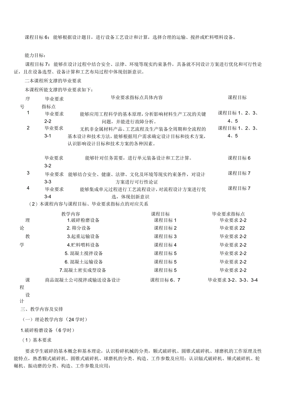 《无机非金属材料生产设备A》课程大纲.docx_第2页