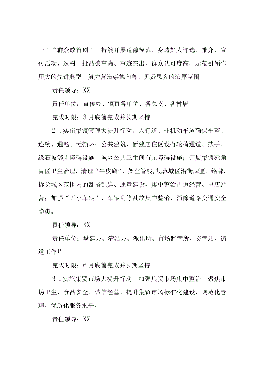 XX镇2023年度创建全国文明城市工作实施方案.docx_第2页