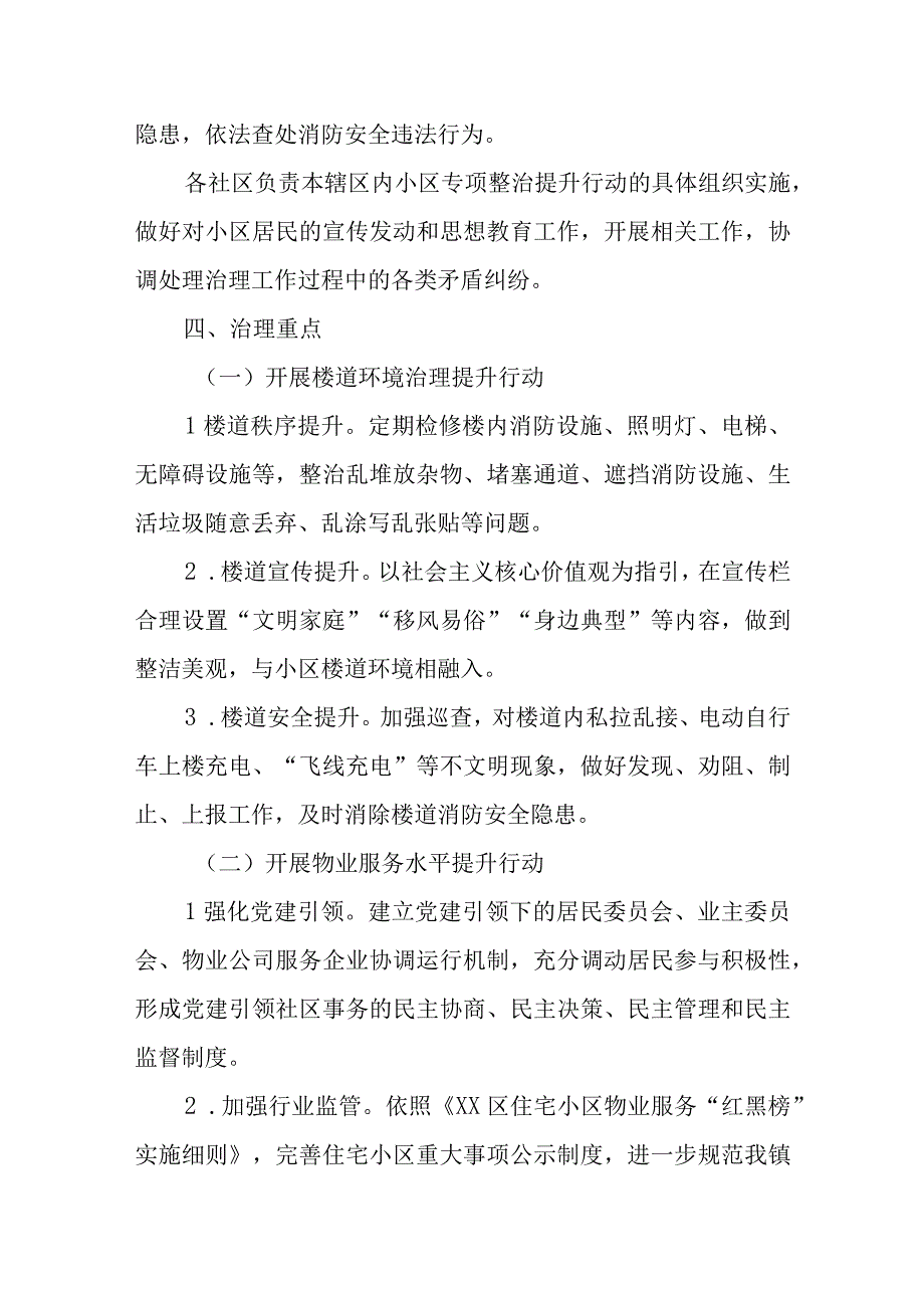 XX镇社区小区专项整治提升行动实施方案.docx_第3页