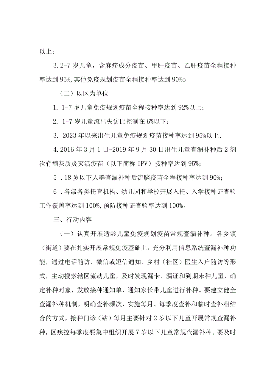 XX区2023年免疫规划疫苗查漏补种专项行动方案.docx_第2页