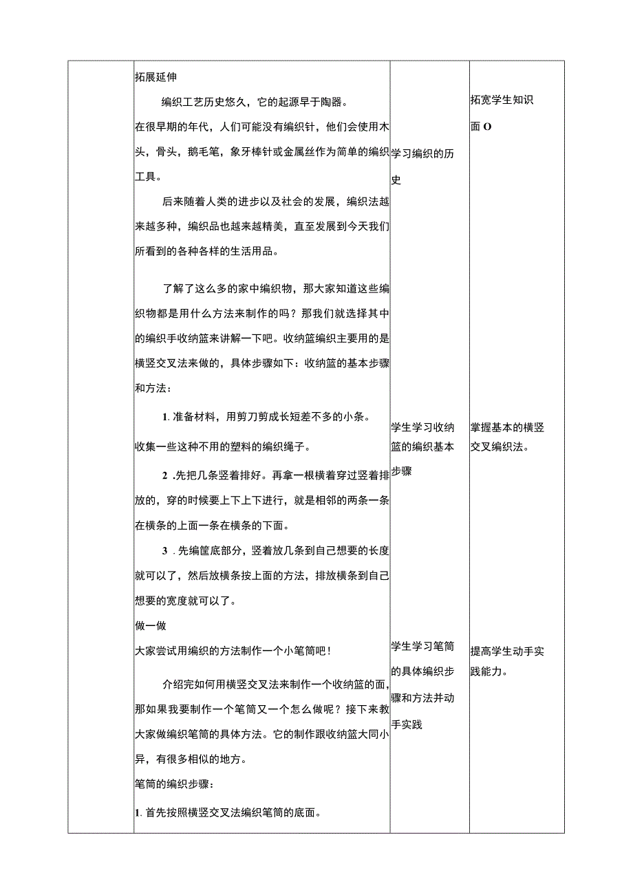 【深圳用】综合实践活动六年级居家小能手第一单元《巧手编织》教案.docx_第2页