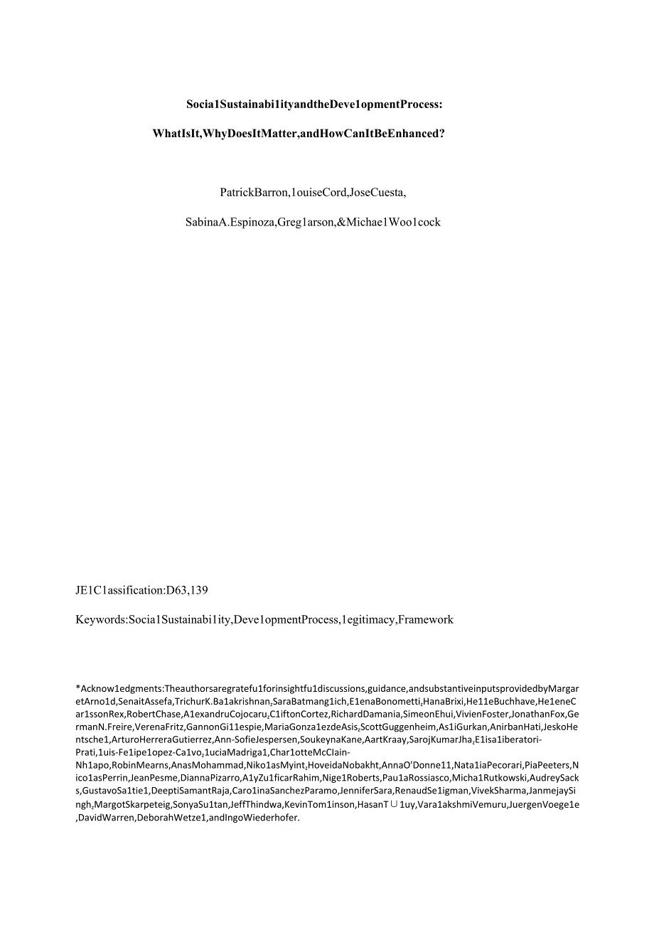 【行业研报】世界银行-社会可持续性与发展进程：它是什么为什么重要以及如何增强它？（英）-2023.docx_第3页