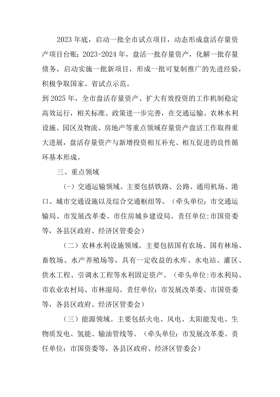 关于加快推进重点领域盘活存量资产扩大有效投资的实施方案.docx_第2页