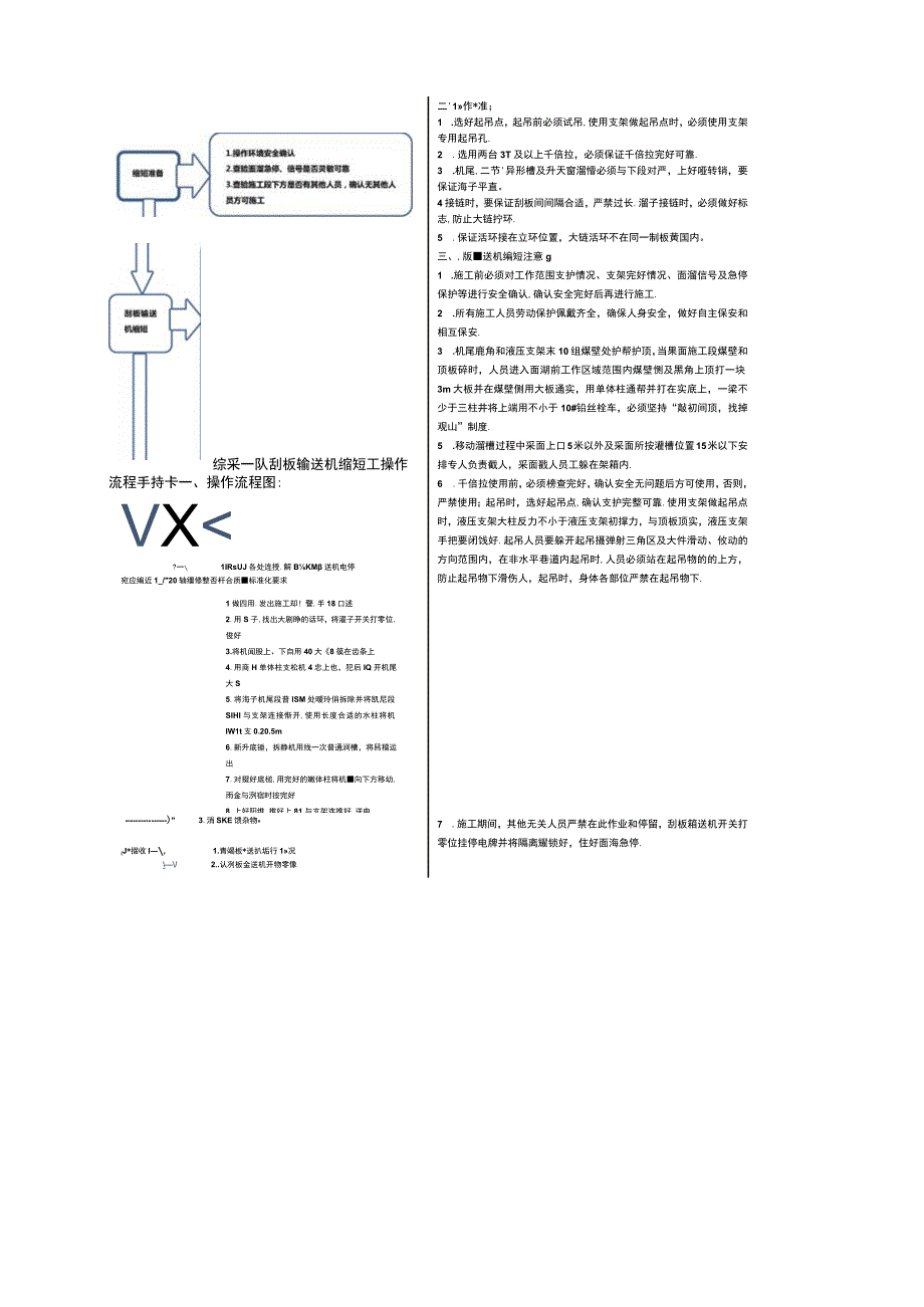 刮板输送机缩短流程手持卡.docx_第1页