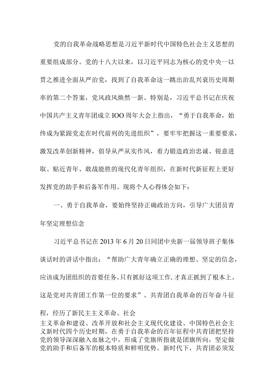 电业局纪检干部读《论党的自我革命》心得体会 （合计7份）.docx_第3页