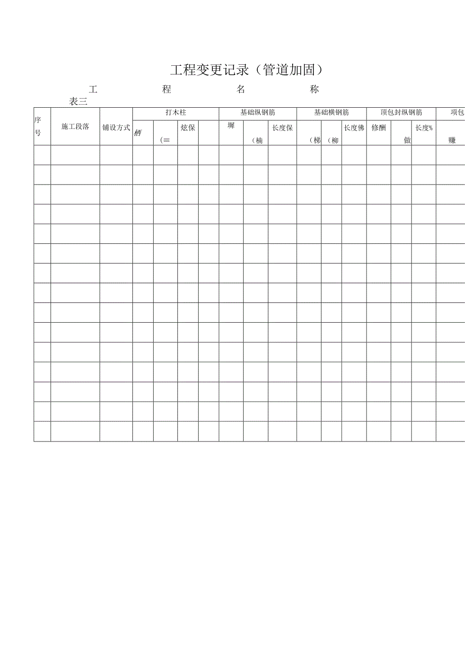 工程变更记录 (管道加固).docx_第1页