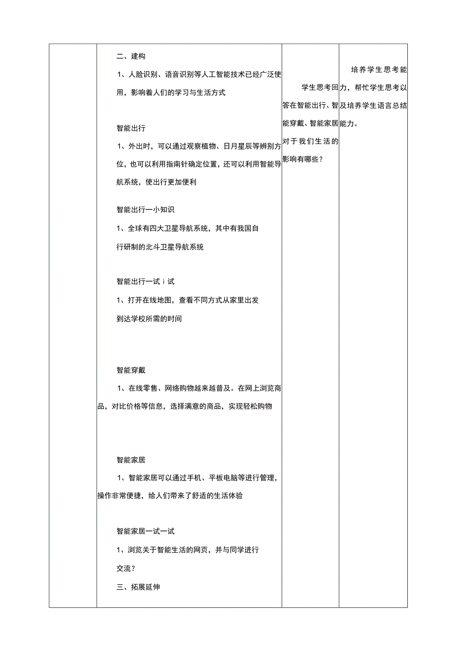 第2课 感知智能生活会 教案 浙教版信息科技三年级上册.docx_第2页