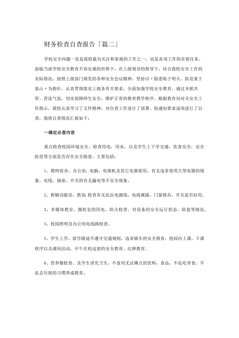 财务检查自查报告.docx_第2页