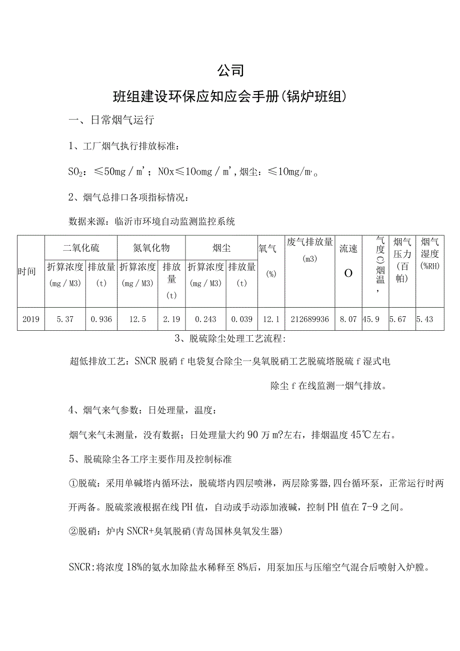 班组建设环保应知应会手册（锅炉班组）.docx_第1页