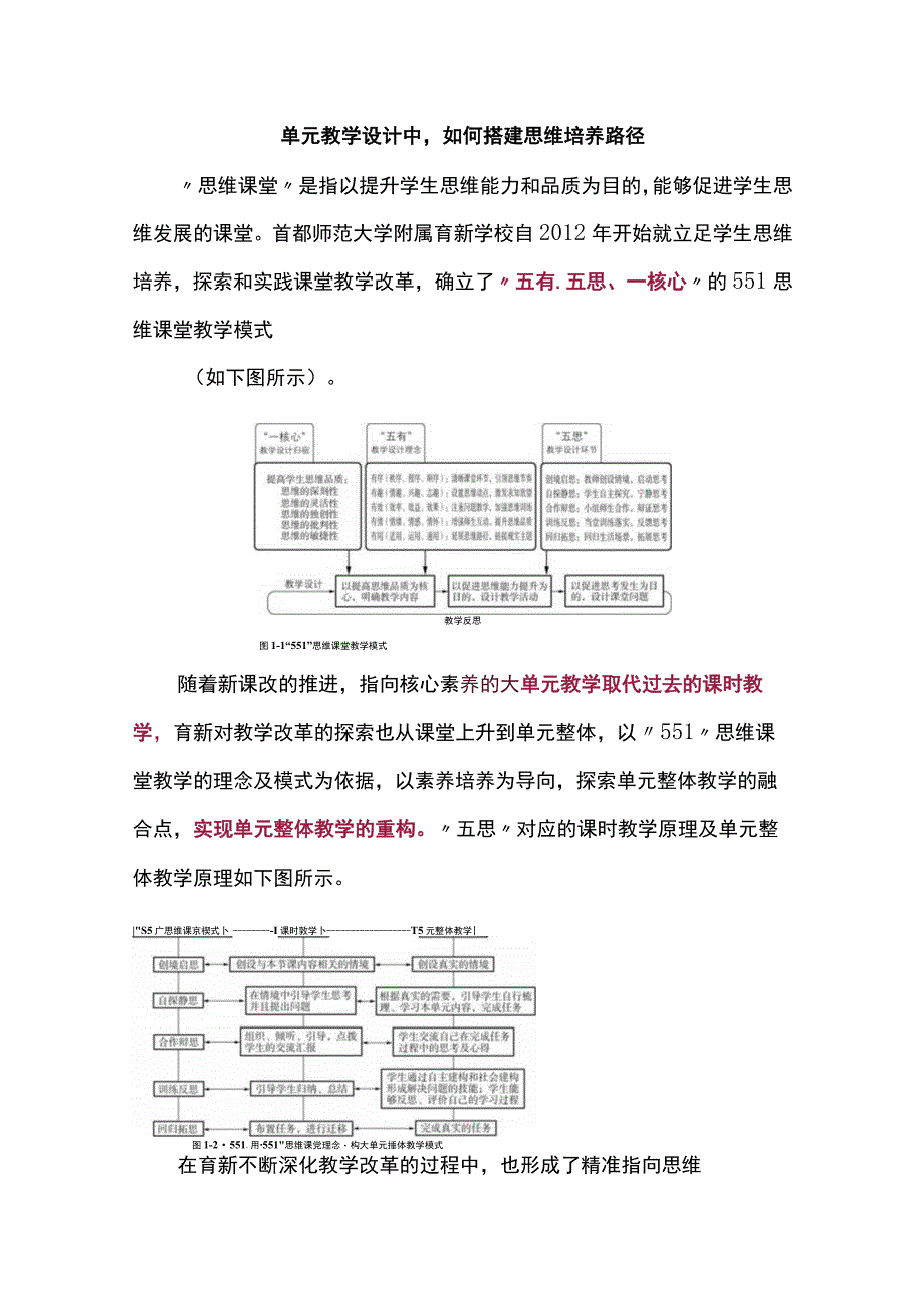 单元教学设计中如何搭建思维培养路径.docx_第1页