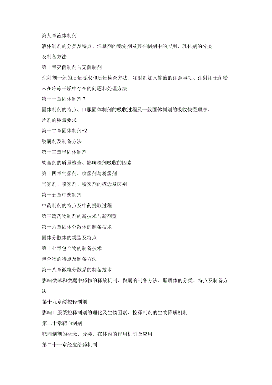 上海工程技术大学2023硕士研究生入学考试 615《药学基础》考试大纲.docx_第2页