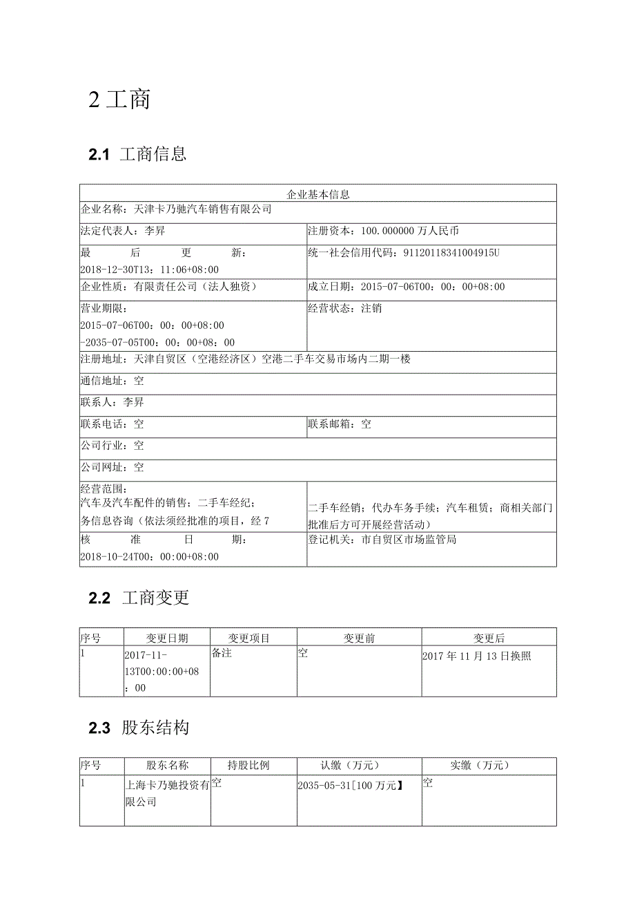 天津卡乃驰汽车销售有限公司介绍企业发展分析报告.docx_第3页