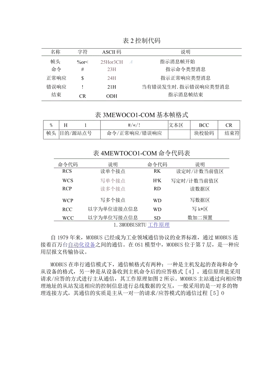 以FPGA为基础的实现MEWTOCOL-COM与MODBUS RTU协议转换方法的设计.docx_第3页