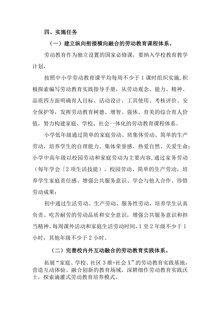 中学学校劳动教育实施方案.docx_第3页