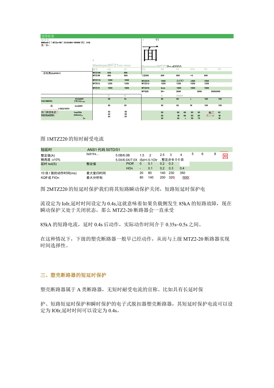 为什么塑壳断路器没有短时耐受电流却有短延时保护功能？.docx_第3页