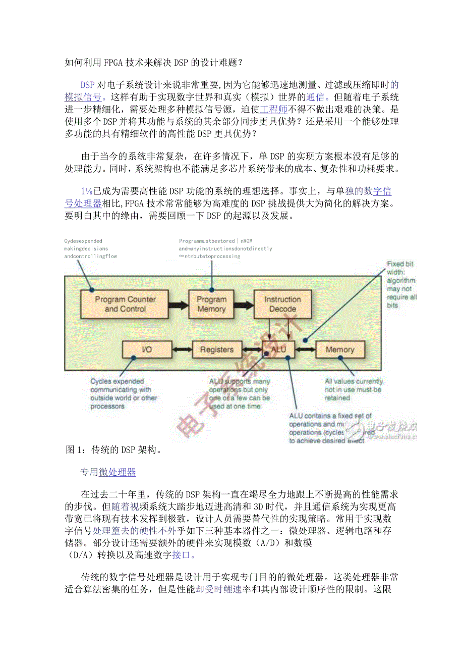 如何利用FPGA技术来解决DSP的设计难题？.docx_第1页