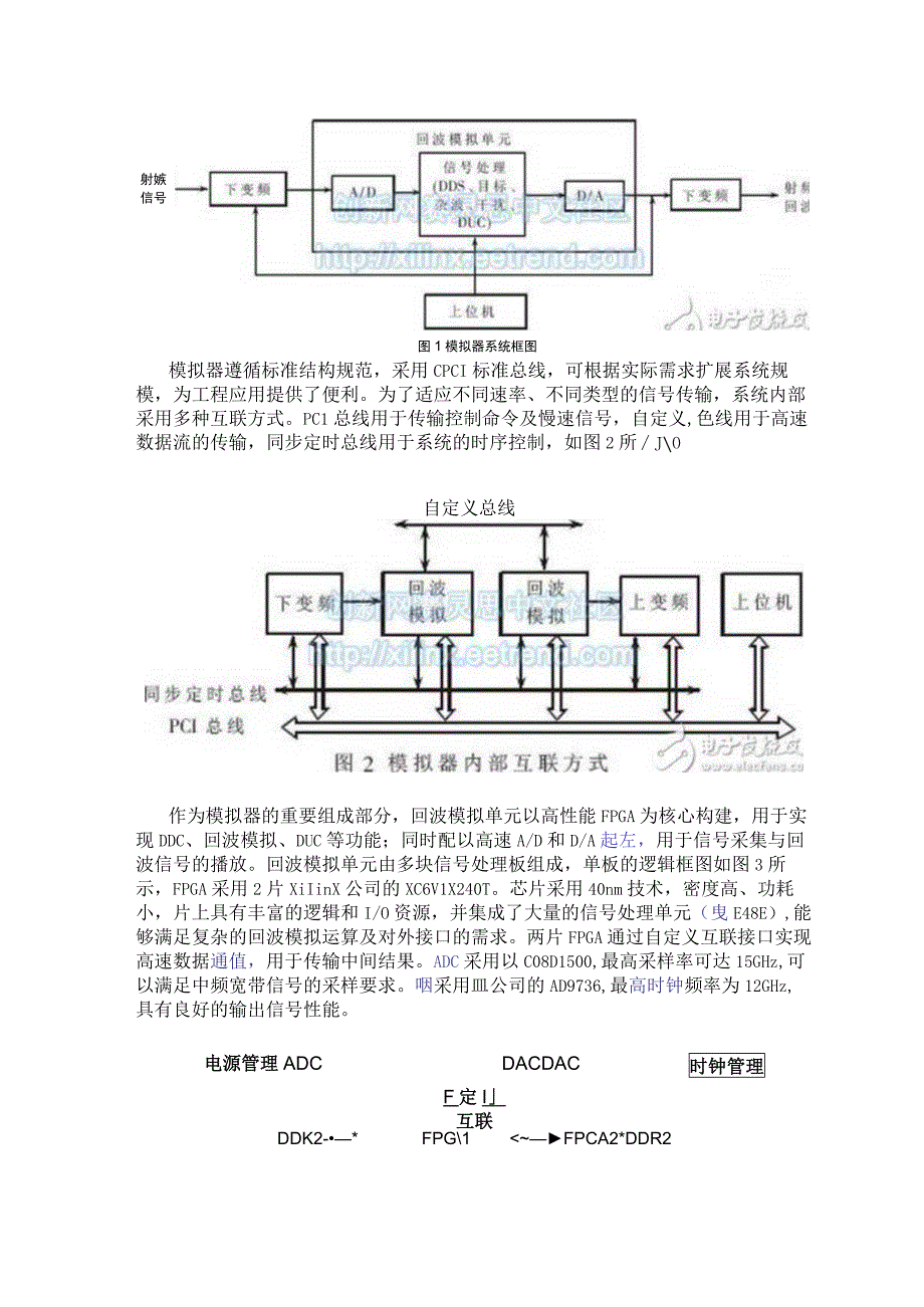 一种基于FPGA嵌入式系统的雷达信号模拟器的实现.docx_第2页