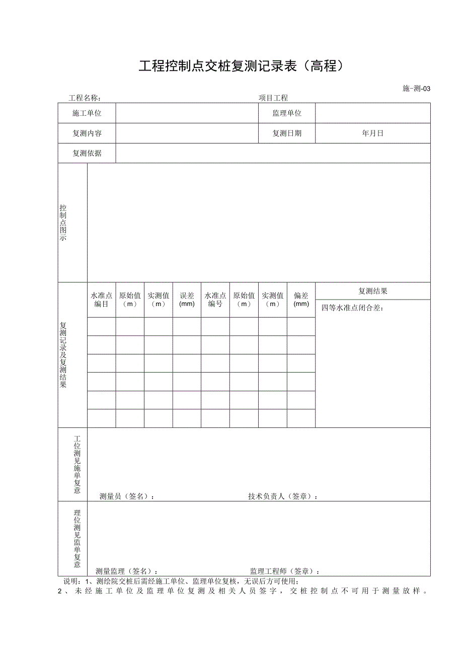 上海水利工程质量检验施工记录类用表.docx_第3页