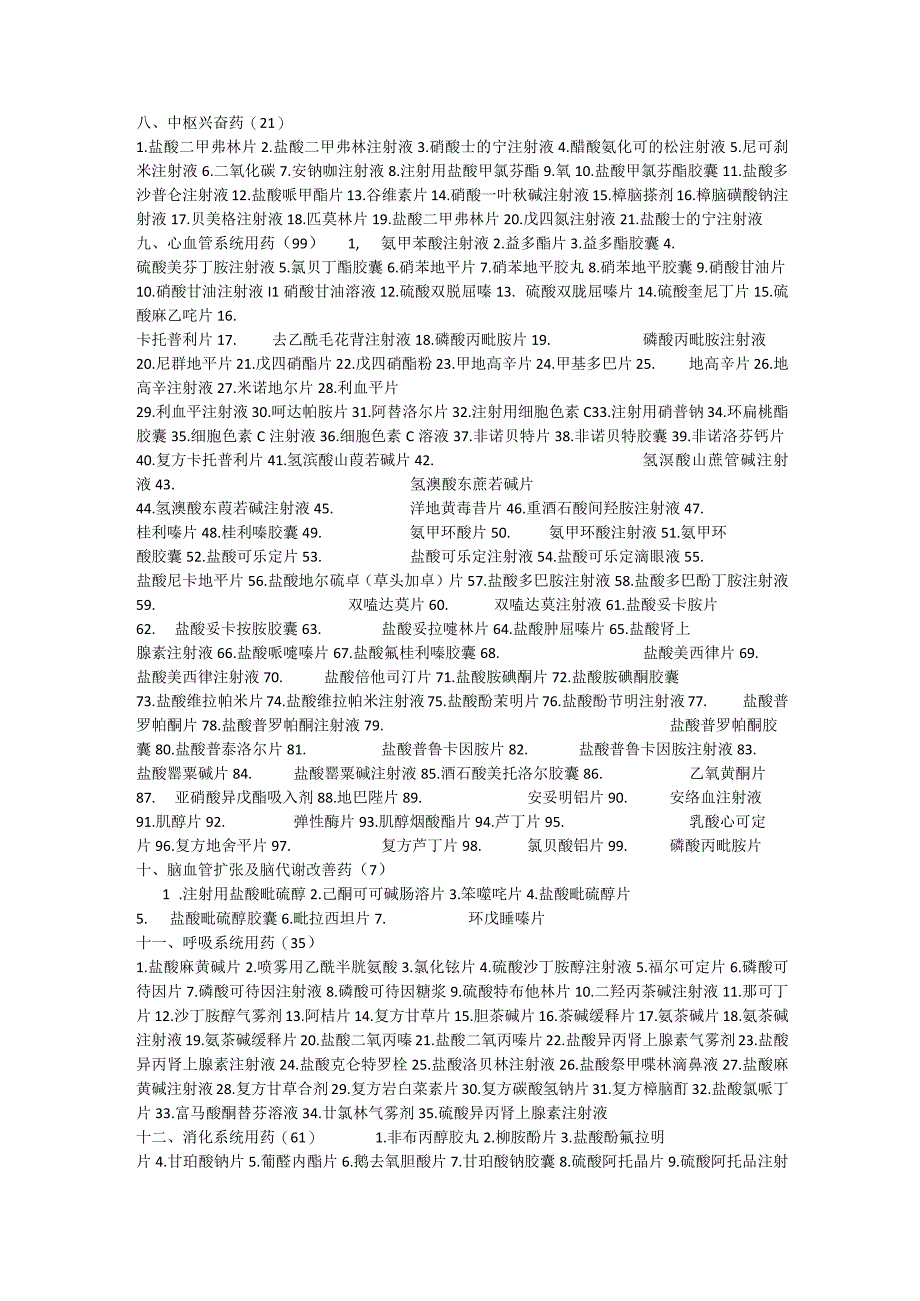 药典、局颁标准品种分类共计951种30类.docx_第2页