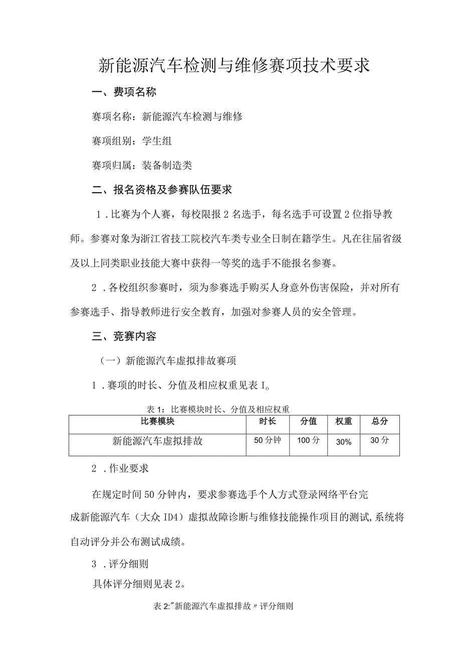 新能源汽车维修与检测赛项技术文件.docx_第1页