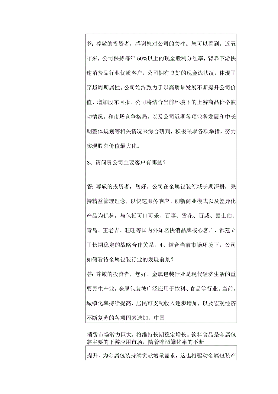 证券代码601968证券简称宝钢包装上海宝钢包装股份有限公司投资者关系活动记录表.docx_第2页