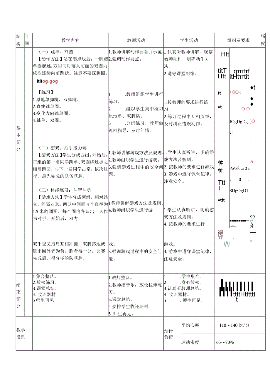 水平一（一年级）体育《跳单、双圈》公开课教案.docx_第2页