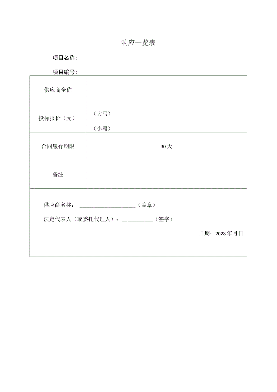 招投标报价响应函.docx_第2页