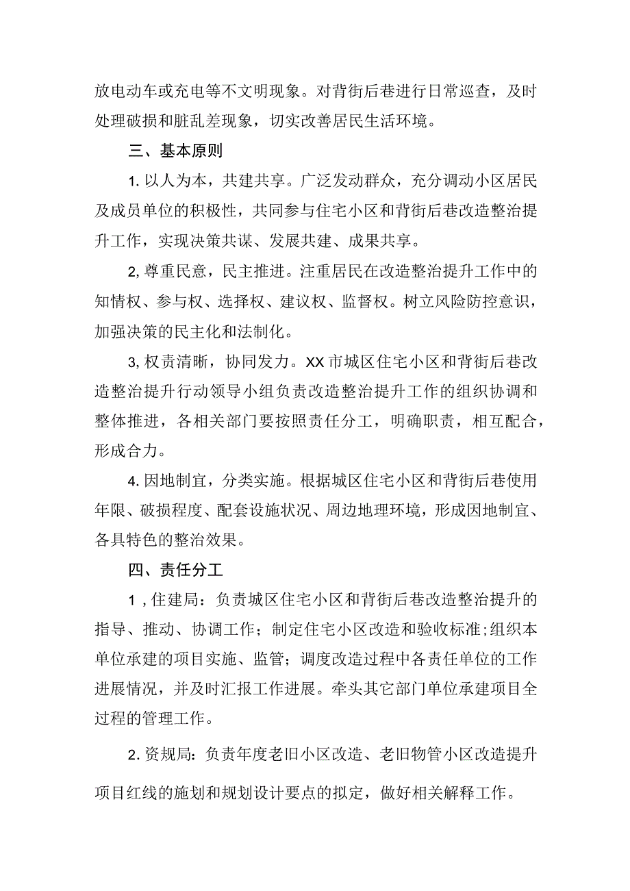 市城区住宅小区和背街后巷改造整治提升行动方案.docx_第2页