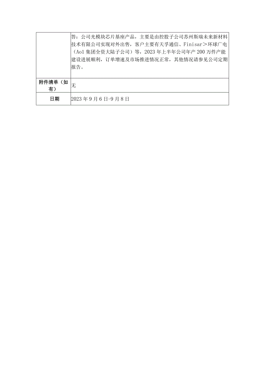 证券代码688102证券简称斯瑞新材陕西斯瑞新材料股份有限公司投资者关系活动记录表.docx_第3页