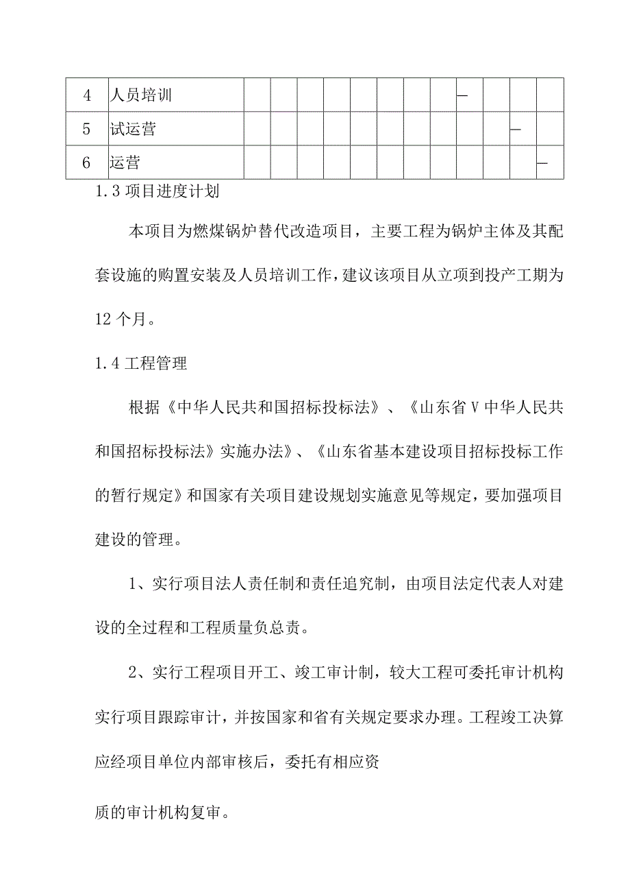 生产线配套燃煤锅炉实施替代改造项目实施计划方案.docx_第2页