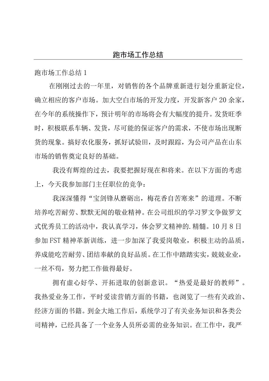 跑市场工作总结.docx_第1页