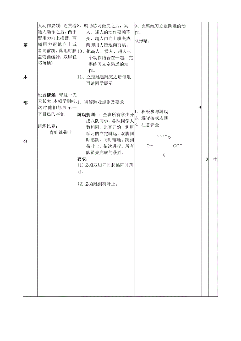 水平一（一年级）体育《立定跳远》公开课教案.docx_第3页