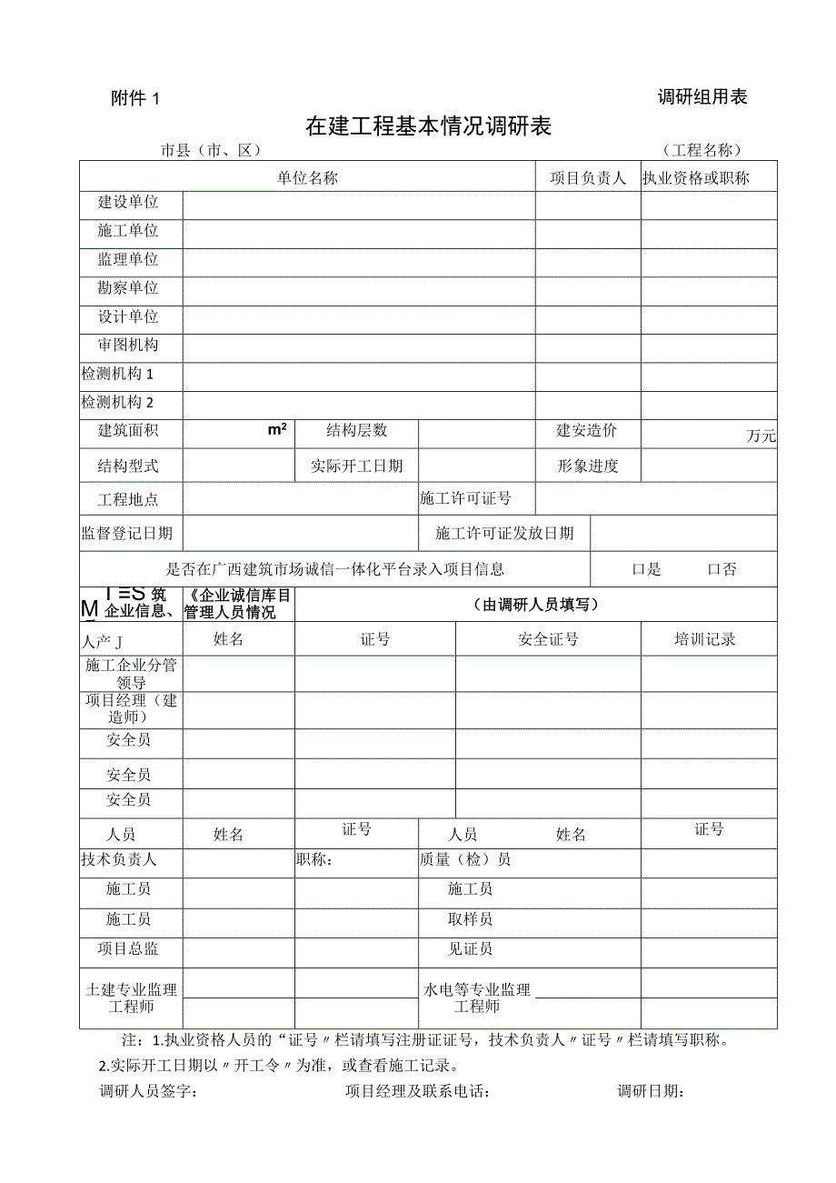 调研组用表在建工程基本情况调研表.docx_第1页