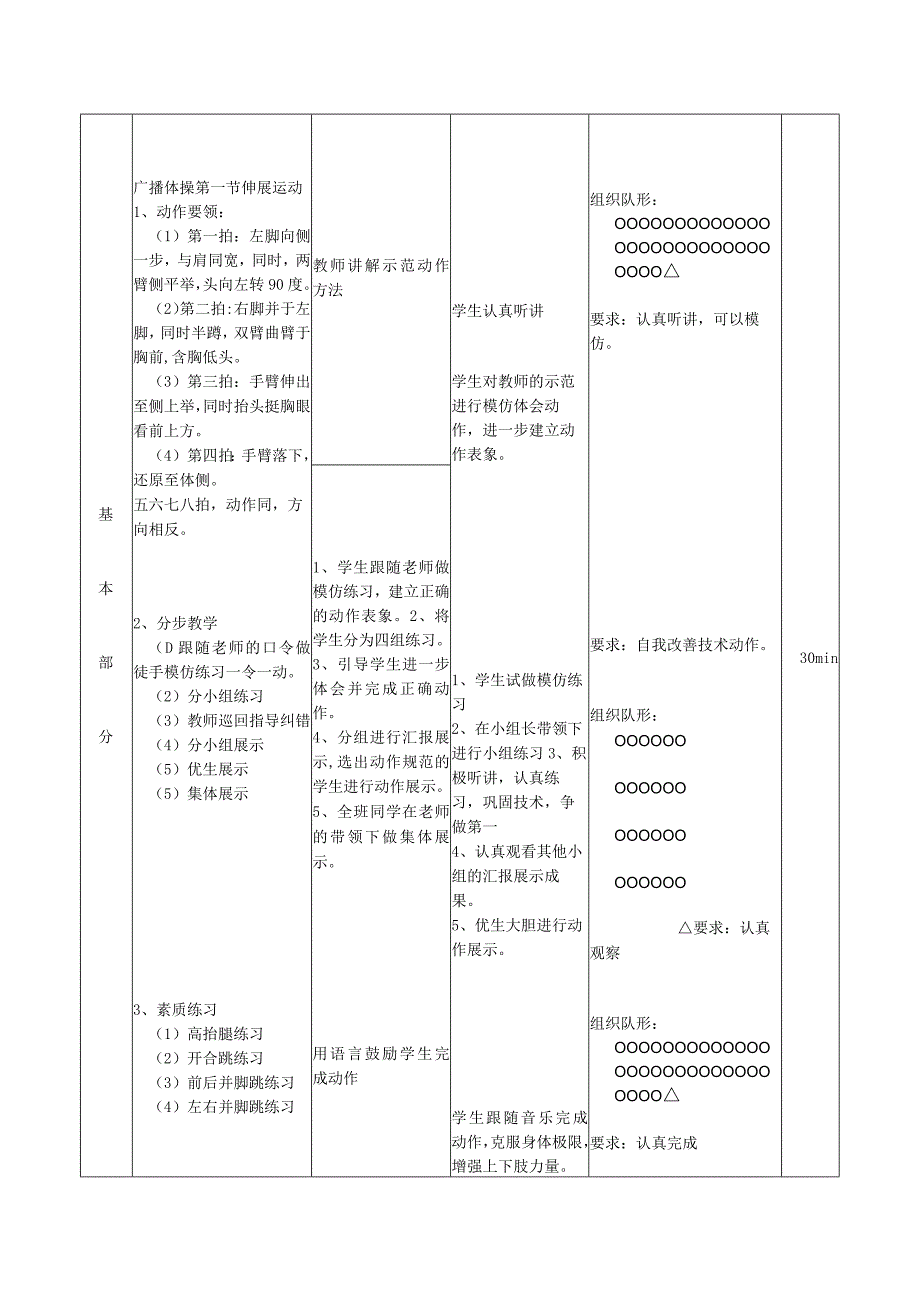 水平一（一年级）体育《希望风帆（第一节）》公开课教案.docx_第2页