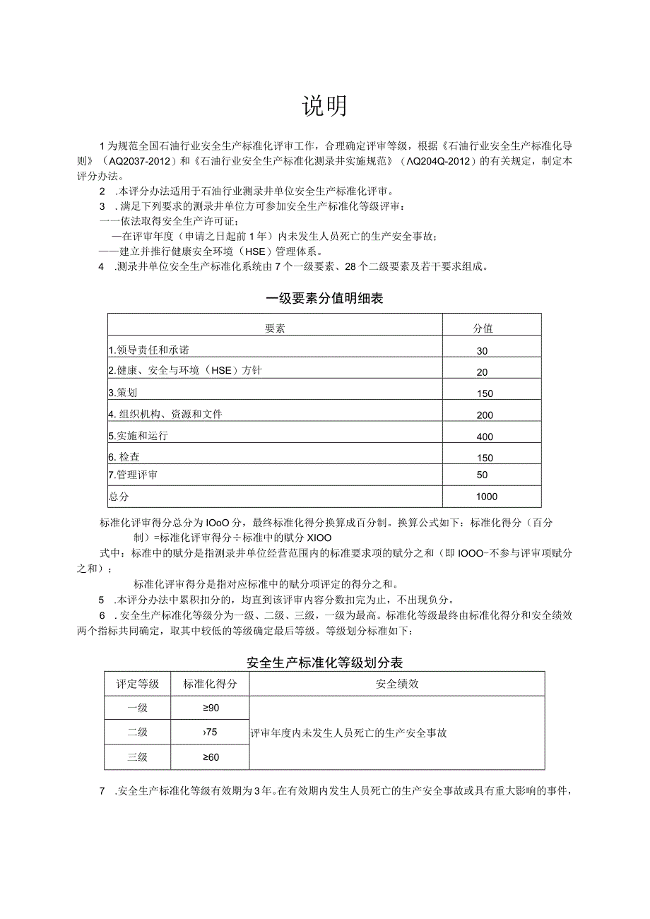 石油行业测录井安全生产标准化评分办法2013.docx_第2页