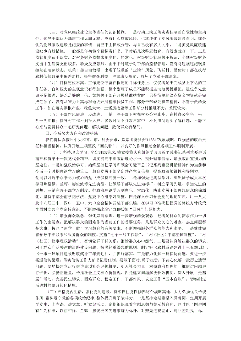 镇党委自查报告.docx_第3页