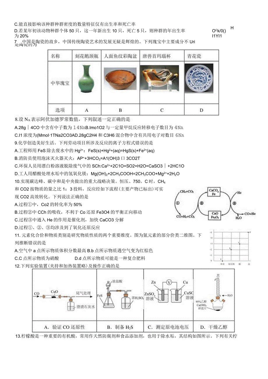 2021级理科综合训练6.docx_第2页