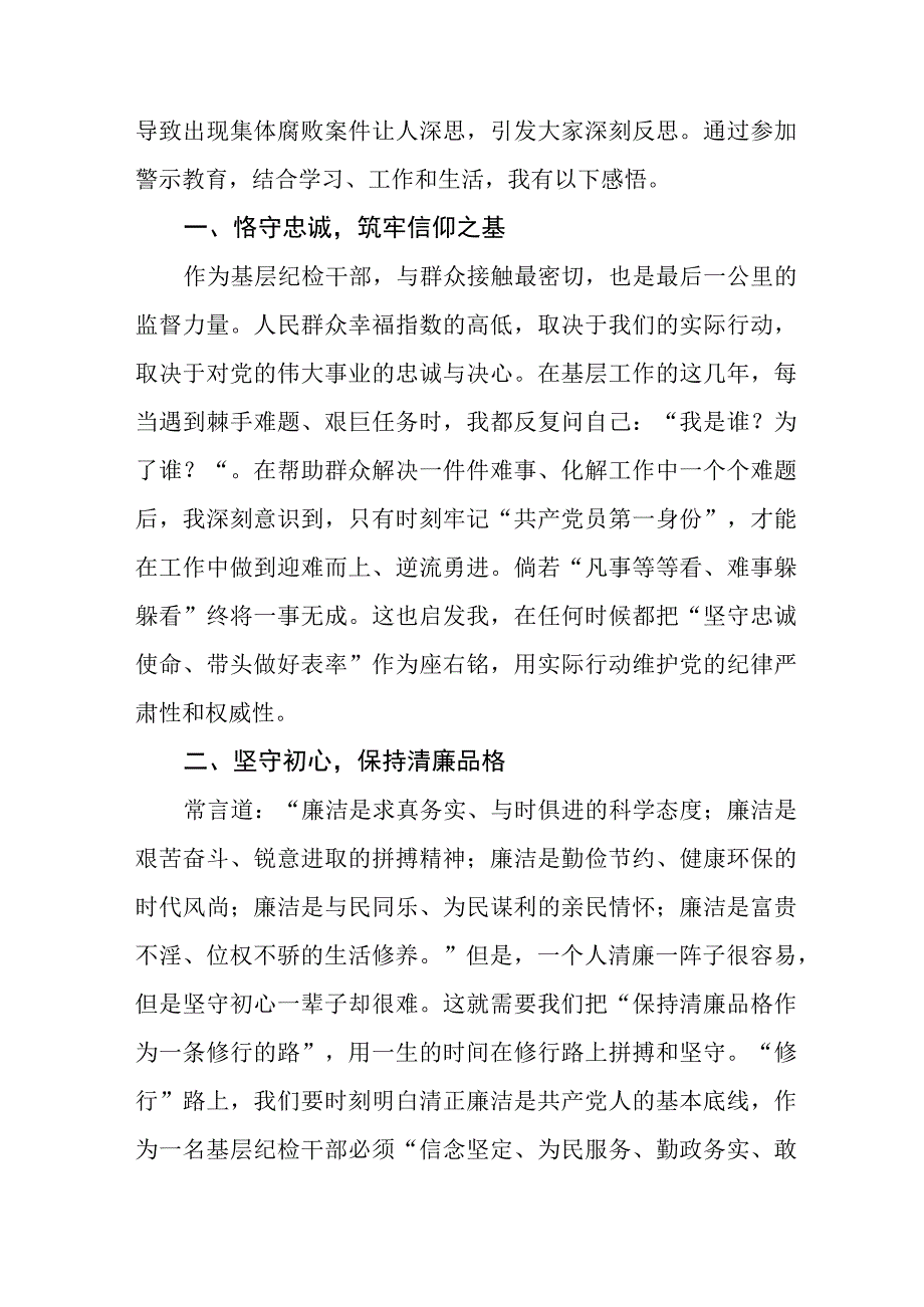 关于弘扬清廉守正担当实干之风警示教育的心得感悟五篇.docx_第3页