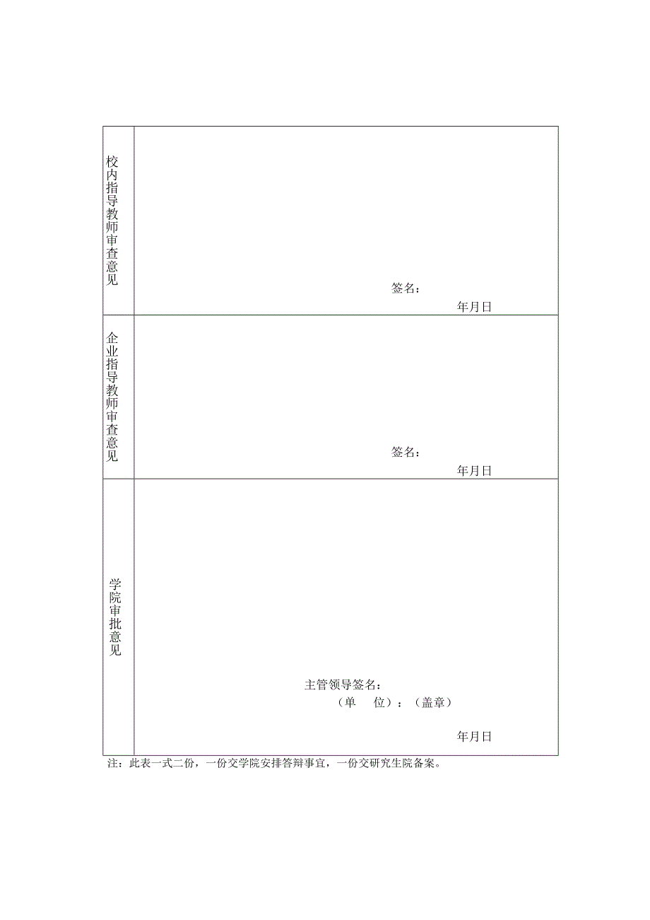 XX工程大学专业学位硕士研究生毕业论文答辩申请书.docx_第2页