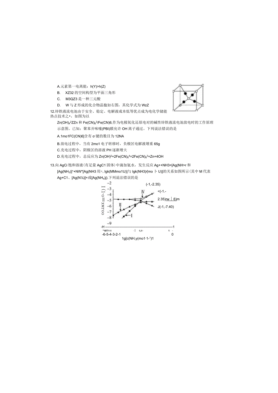 THUSSAT9月诊断性测试理科综合试卷.docx_第3页