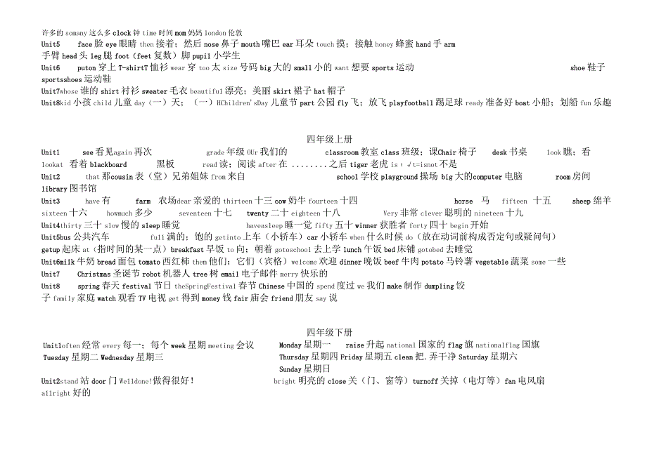 2024年最新闽教版六年级复习资料.docx_第2页