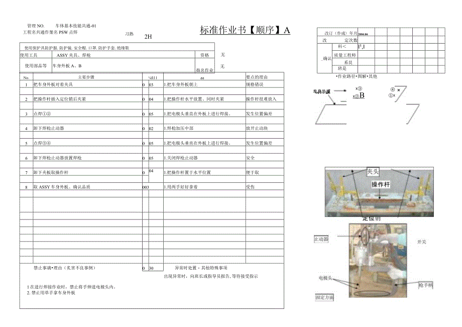 标准作业书范例.docx_第1页