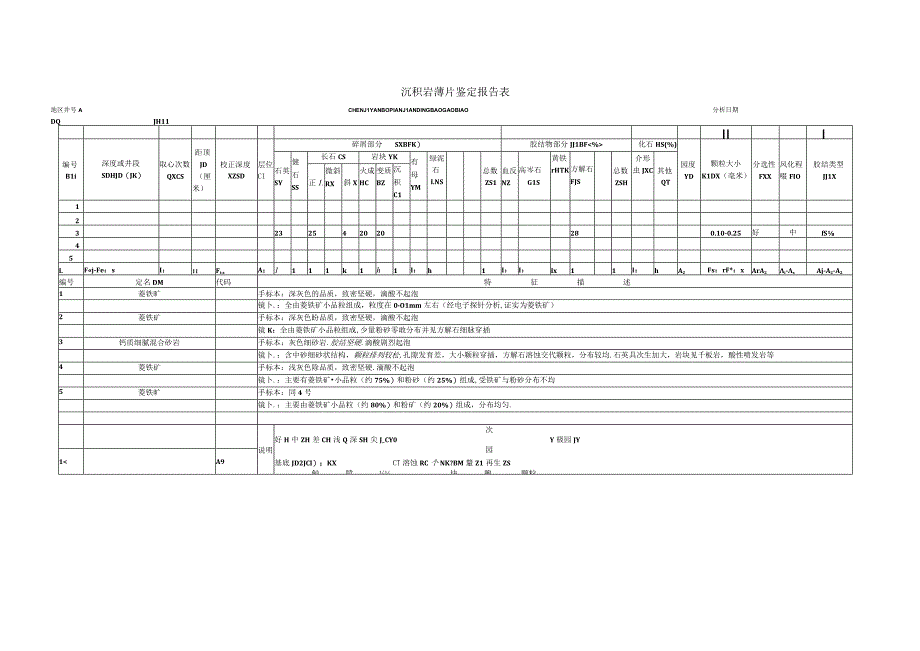 沉积岩薄片鉴定报告.docx_第2页