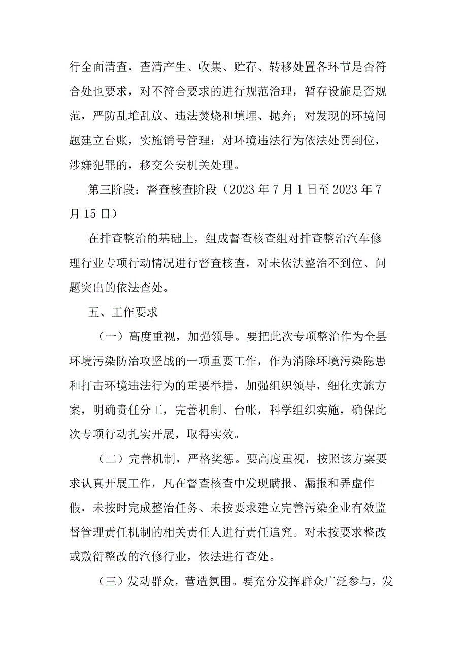 汽车修理行业环境问题专项整治方案.docx_第3页