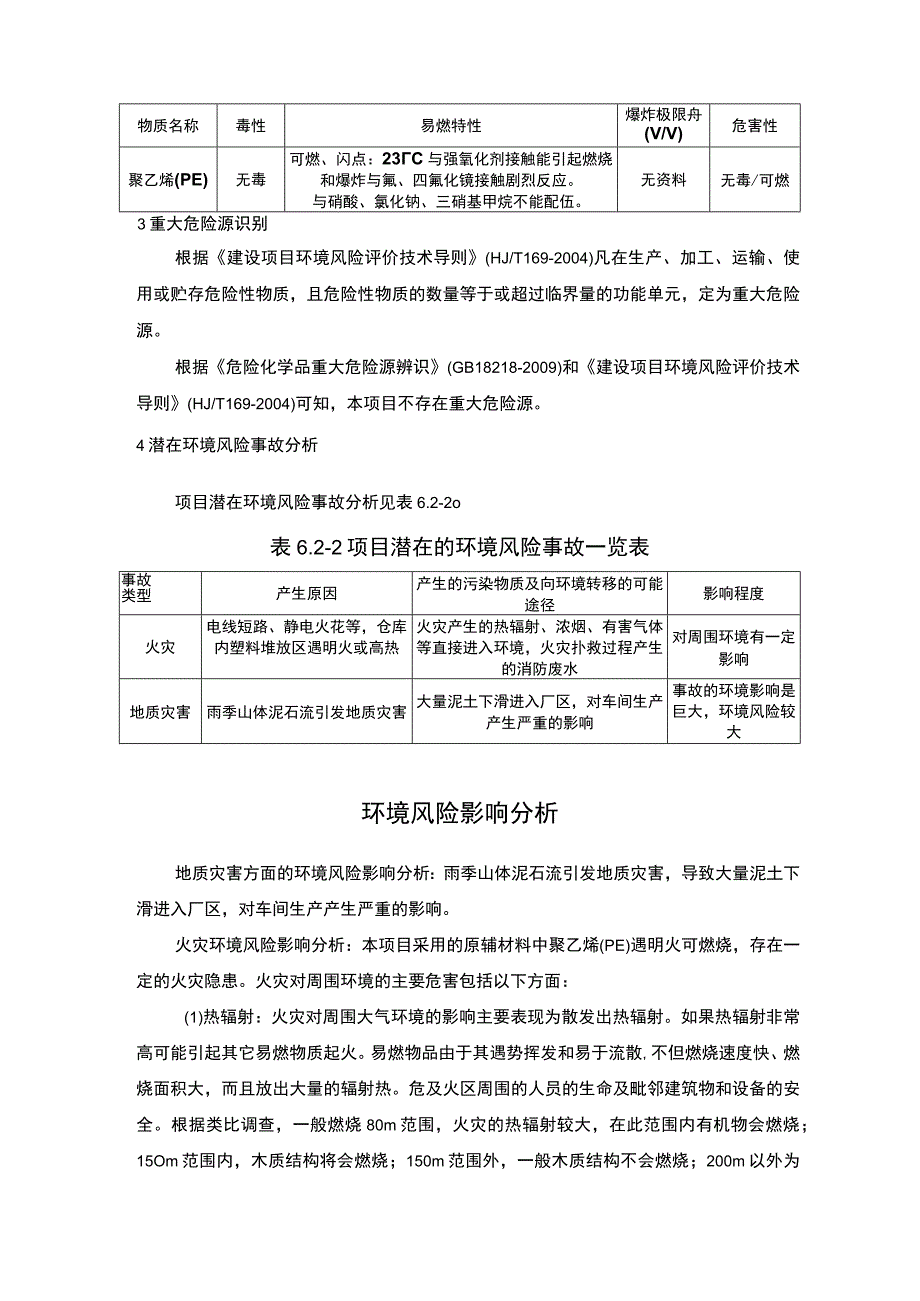 塑料颗粒生产项目环境风险分析.docx_第2页