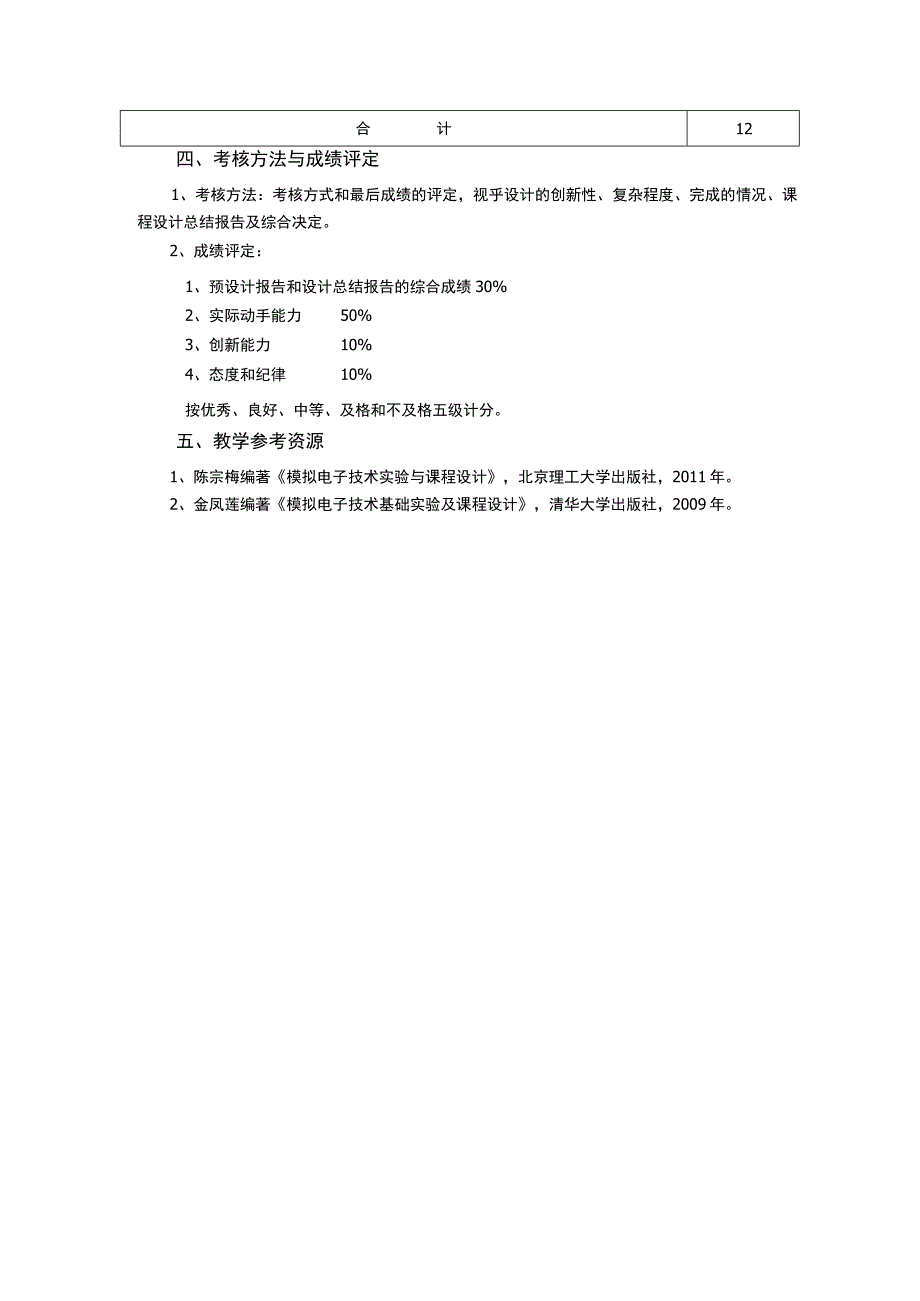 模拟电子技术课程设计教学大纲.docx_第3页