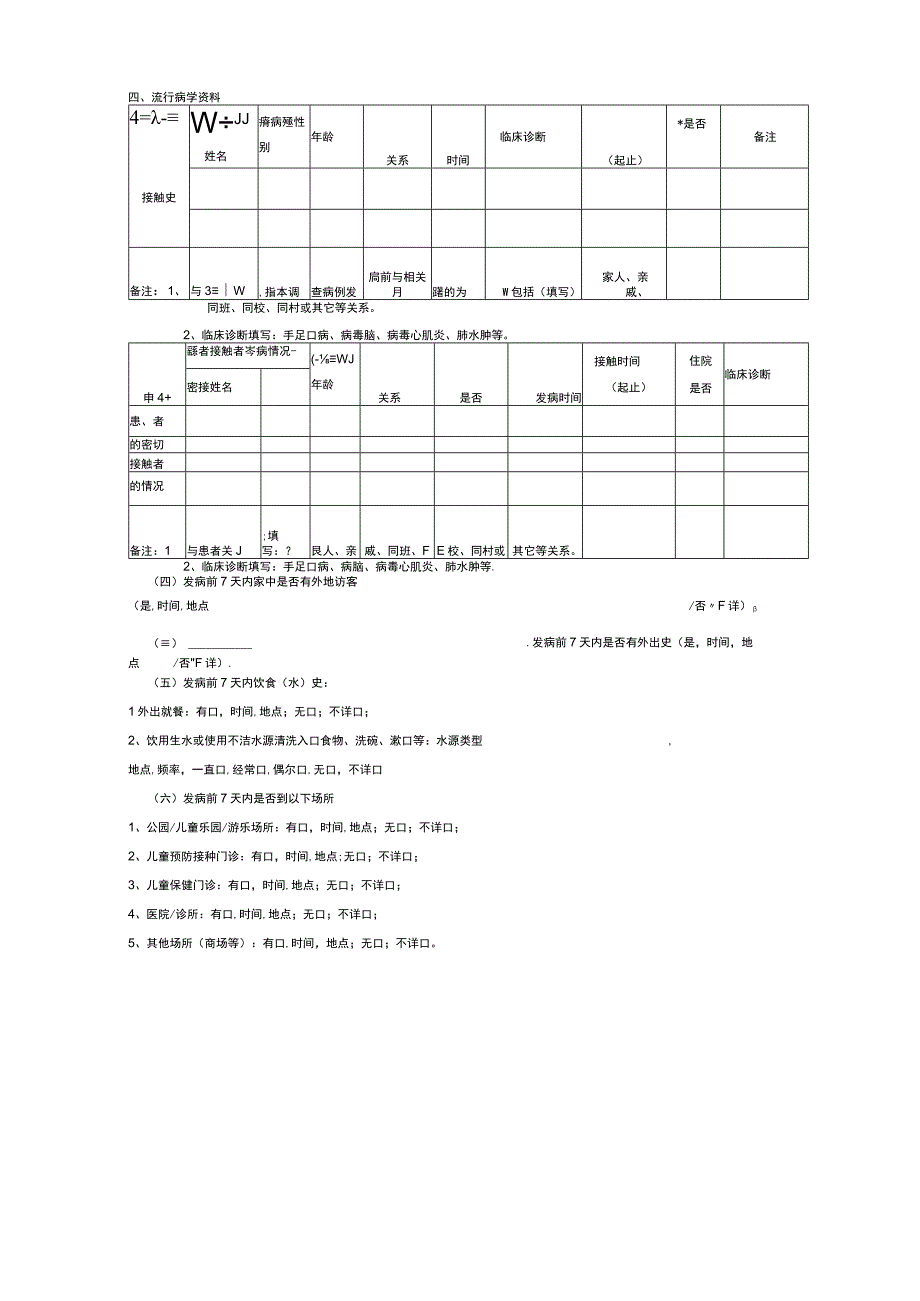 手足口病个案调查表.docx_第3页